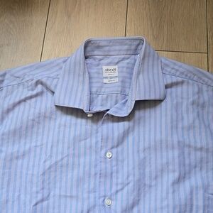 Armani Collezioni Mens Dress Shirt size 44 17 1/2